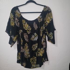 Maurices Palm Leaf Off Shoulder